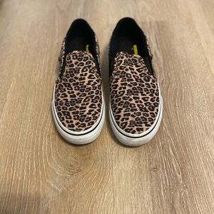 Cheetah print vans worn a couple of times